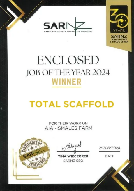 Enclosed Job of the Year 2024 Winner